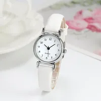 Montre-bracelet à quartz décontractée pour femme, montre-bracelet en cuir, petit cadran, haute qualité, mode de luxe pour femme, marque 1